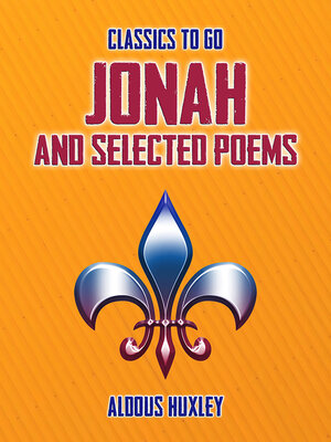 cover image of Jonah and Selected Poems